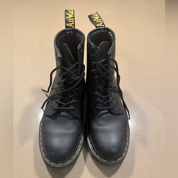 Dr. Martens Shoes - Dr. Martens 1460 Originals 8-Eye, Unisex, Soft Toe, Slip Resistant, 6 Inch Boot